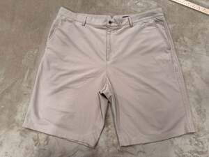 Dunning Mens Khaki Performance Golf Shorts Size 38
